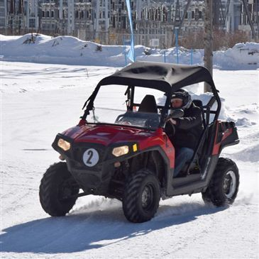 Pilotage Buggy et Quad sur Glace à Tignes — quad à Tignes
