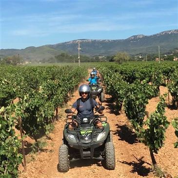 Randonnée en Quad dans le Var à Cuers — quad à Toulon