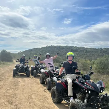 Randonnée en Quad en Ardèche — quad à Vallon-Pont-d'Arc